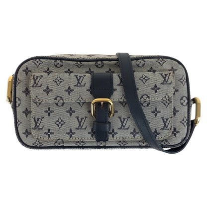 LOUIS VUITTON Shoulder Bag M92217 Canvas, Leather Grey Black Gold Metal Shoulder Bag pochette Monogram mini Juliet Women Used Authentic
