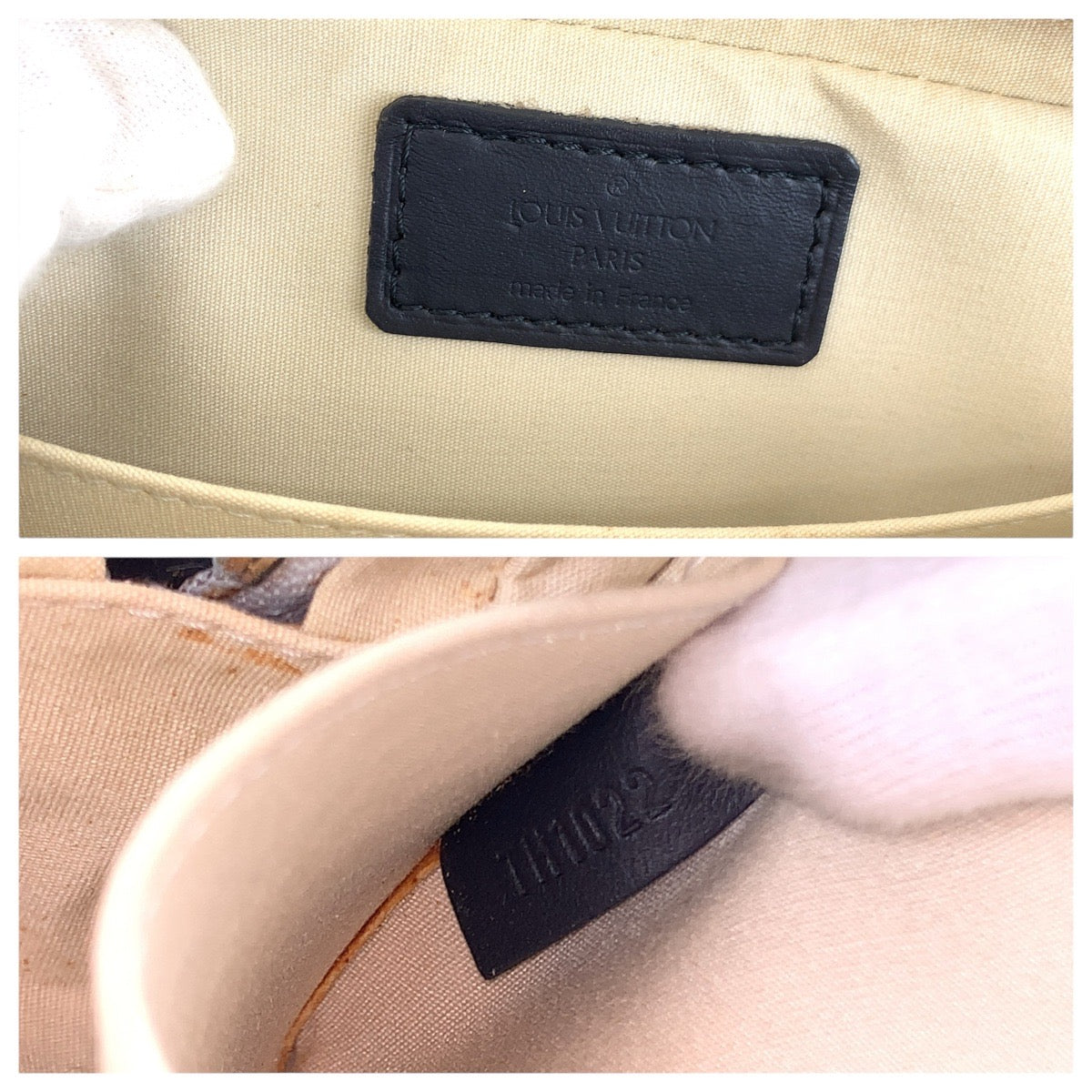 LOUIS VUITTON Shoulder Bag M92217 Canvas, Leather Grey Black Gold Metal Shoulder Bag pochette Monogram mini Juliet Women Used Authentic