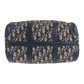 Dior Handbag Canvas, Leather Navy Gold Metal Handbag Boston Duffel bag Trotter Women Used Authentic