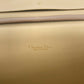 Dior Shoulder Bag Suede Beige Gold Metal Trotter