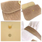 Dior Shoulder Bag Suede Beige Gold Metal Trotter