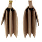 Dior Shoulder Bag Suede Beige Gold Metal Trotter