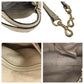 GUCCI Shoulder Bag 386751 leather Ivory Gold Metal Shoulder Bag Handbag 2way Soho Interlocking fringe Women Used Authentic