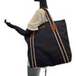 GUCCI Tote Bag 189669 Nylon Navy white brown Tote Bag handbag GG pattern Guccisima mens(Unisex) Used Authentic