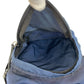 PRADA Backpack Nylon Navy SilverMetal Backpack Backpack Test Triangle With logo Women Used Authentic