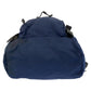 PRADA Backpack Nylon Navy SilverMetal Backpack Backpack Test Triangle With logo Women Used Authentic