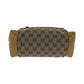GUCCI Handbag 019 0402 GG canvas Beige Camel Orange SilverMetal Handbag Tote Bag Women Used Authentic
