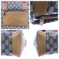 GUCCI Handbag 019 0402 GG canvas Beige Camel Orange SilverMetal Handbag Tote Bag Women Used Authentic