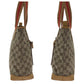 GUCCI Handbag 019 0402 GG canvas Beige Camel Orange SilverMetal Handbag Tote Bag Women Used Authentic
