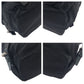 PRADA Backpack B6677 Nylon Black SilverMetal Backpack Backpack Test Triangle With logo Women Used Authentic