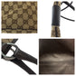GUCCI Tote Bag 113015 GG canvas Beige Dark Brown SilverMetal Tote Bag handbag Women Used Authentic