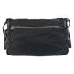 PRADA Shoulder Bag Nylon Black SilverMetal Test Triangle With logo