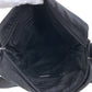 PRADA Shoulder Bag Nylon Black SilverMetal Shoulder Bag pochette Test Triangle With logo Women Used Authentic