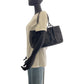 GUCCI Tote Bag 94898 GG canvas, leather Black black Tote Bag Shoulder Bag Women Used Authentic