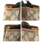 GUCCI Tote Bag 39 02 003 GG Supreme canvas, leather Beige Gold Metal Tote Bag Shoulder Bag Sherry Line Old Gucci Women Used Authentic