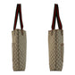 GUCCI Tote Bag 39 02 003 GG Supreme canvas, leather Beige Gold Metal Tote Bag Shoulder Bag Sherry Line Old Gucci Women Used Authentic
