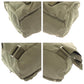 PRADA Backpack Nylon Greige SilverMetal Backpack Backpack Test Triangle With logo Women Used Authentic