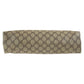 GUCCI Tote Bag 39 02 003 GG Supreme canvas, leather Brown Tote Bag Shoulder Bag Old Gucci Shelly Line Women Used Authentic