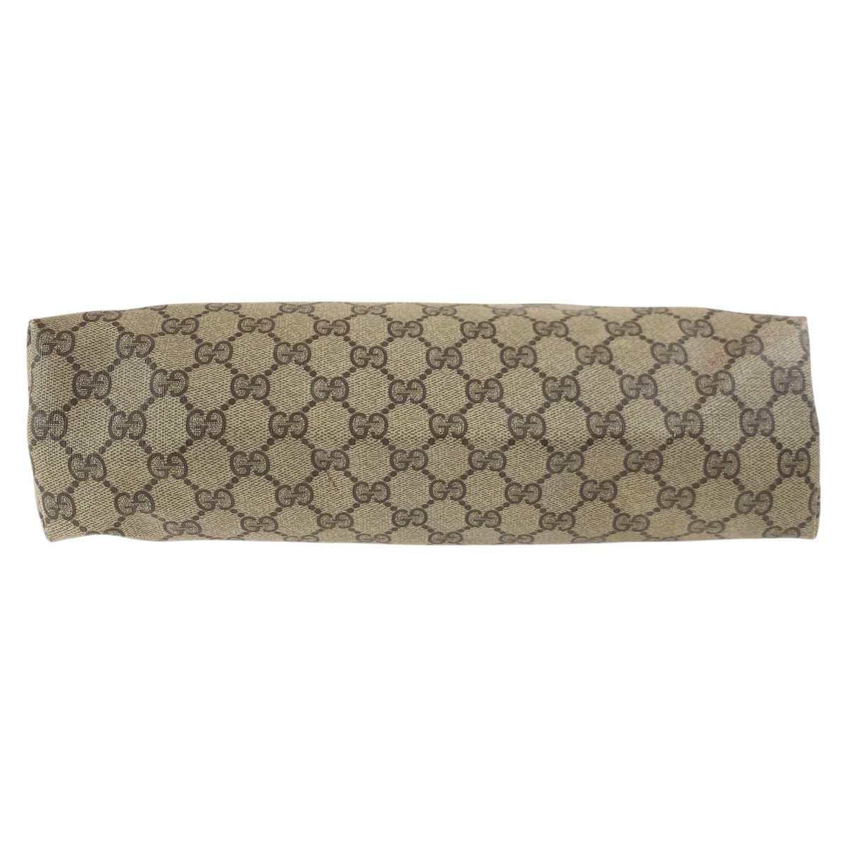 GUCCI Tote Bag 39 02 003 GG Supreme canvas, leather Brown Tote Bag Shoulder Bag Old Gucci Shelly Line Women Used Authentic