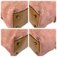 GUCCI Handbag 113009 GG canvas, leather Pink Camel SilverMetal Women Used Authentic