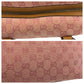 GUCCI Handbag 113009 GG canvas, leather Pink Camel SilverMetal Women Used Authentic