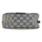 GUCCI Shoulder Bag 89 02 032 GG Supreme canvas, leather Navy Gold Metal Crossbody Shoulder Bag Old Gucci Shelly Line Women Used Authentic