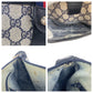 GUCCI Shoulder Bag 89 02 032 GG Supreme canvas, leather Navy Gold Metal Crossbody Shoulder Bag Old Gucci Shelly Line Women Used Authentic