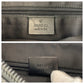 GUCCI Shoulder Bag 001 4205 GG canvas, leather Black SilverMetal Women Used Authentic