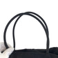 PRADA Tote Bag Nylon Black SilverMetal Tote Bag handbag Test Triangle With logo Women Used Authentic