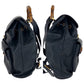 GUCCI Backpack 003 2058 0016 leather Black Brown Gold Metal Backpack Backpack Bamboo Women Used Authentic