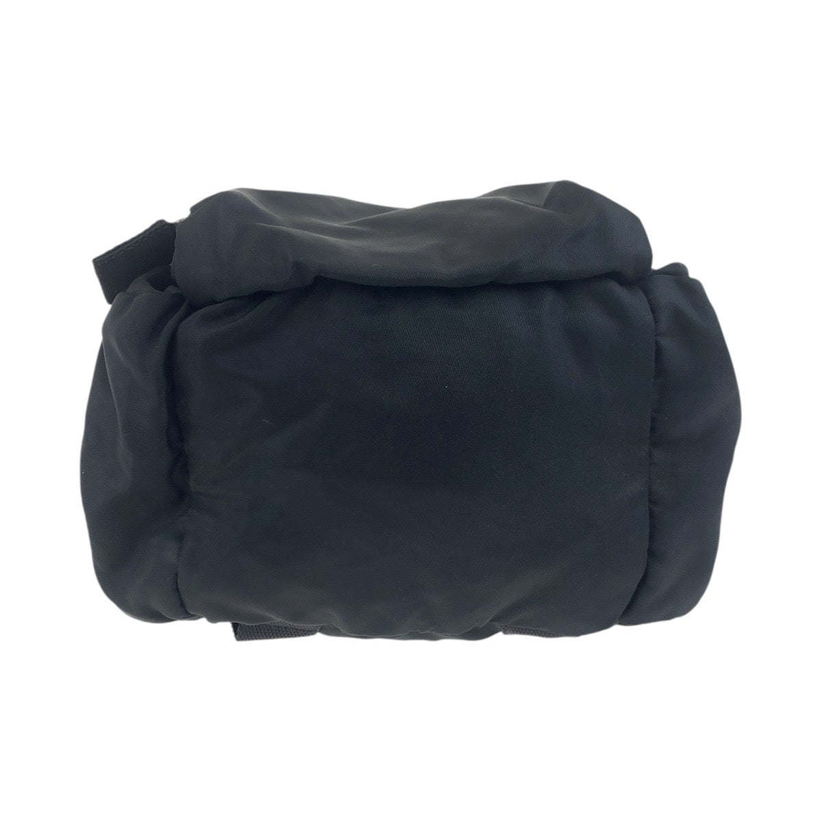 PRADA Backpack Nylon Black SilverMetal Backpacks & Daypacks Backpacks Test Triangle With logo Women Used Authentic