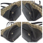 GUCCI Tote Bag 145993 GG canvas Beige Brown Gold Metal Tote Bag Shoulder Bag Women Used Authentic
