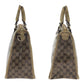 GUCCI Tote Bag 190259 PVC Brown Gold Gold Metal Tote Bag handbag GG crystal Women Used Authentic