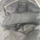 PRADA Shoulder Bag Nylon Black SilverMetal Test Triangle With logo