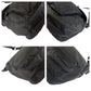 PRADA Shoulder Bag Nylon, Leather Black SilverMetal Shoulder Bag pochette Test Triangle With logo Women Used Authentic