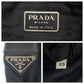 PRADA Shoulder Bag V160 Nylon Black SilverMetal Shoulder Bag pochette Test Triangle With logo mens Used Authentic