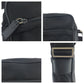 PRADA Shoulder Bag V160 Nylon Black SilverMetal Shoulder Bag pochette Test Triangle With logo mens Used Authentic