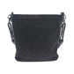GUCCI Shoulder Bag 109106 GG canvas Black SilverMetal Shoulder Bag pochette Women Used Authentic