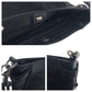 GUCCI Shoulder Bag 109106 GG canvas Black SilverMetal Shoulder Bag pochette Women Used Authentic