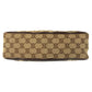 GUCCI Shoulder Bag 130939 GG canvas, leather Beige Brown Gold Metal Shoulder Bag accessory pouch Abbey Women Used Authentic