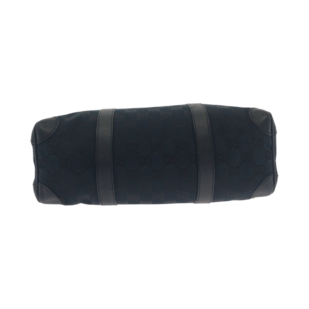 GUCCI Handbag 000 0851 GG canvas Black SilverMetal Handbags Mini Boston Duffel bag Women Used Authentic