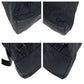 GUCCI Backpack 003 0238 Nylon Black SilverMetal Backpack Backpack GG pattern Women Used Authentic