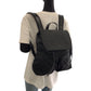 GUCCI Backpack 003 0238 Nylon Black SilverMetal Backpack Backpack GG pattern Women Used Authentic