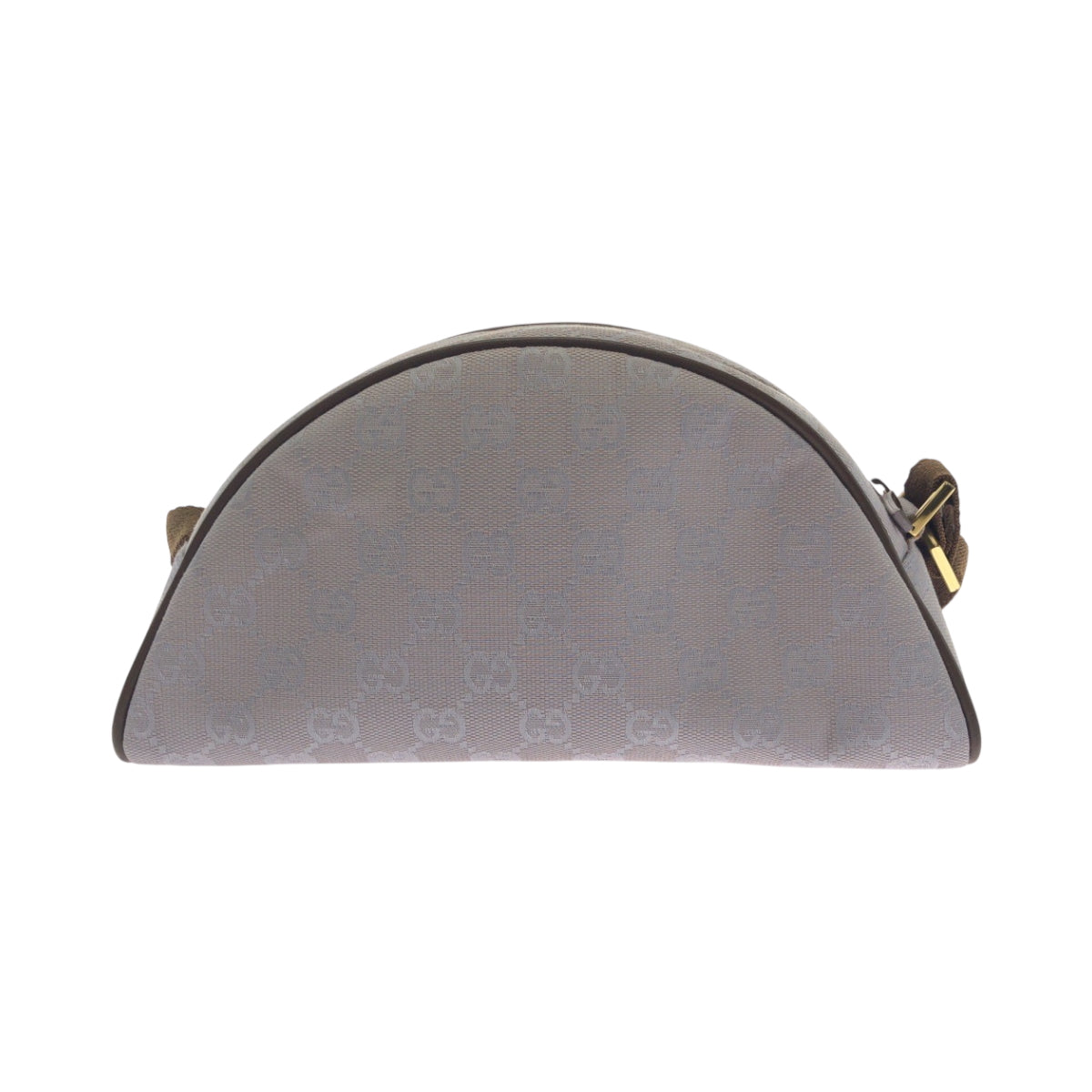 GUCCI Handbag 90781 GG canvas Purple Brown Gold Metal Handbag Shoulder Bag Women Used Authentic