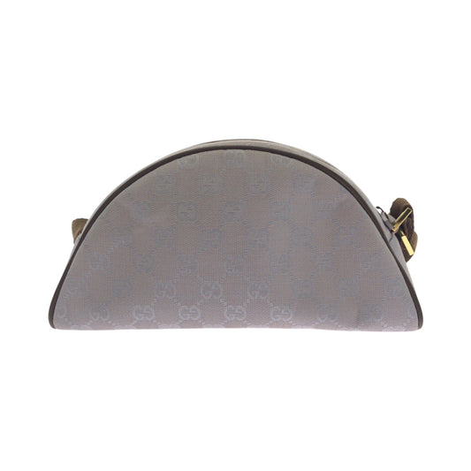 GUCCI Handbag 90781 GG canvas Purple Brown Gold Metal Handbag Shoulder Bag Women Used Authentic