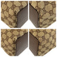 GUCCI Tote Bag 31243 GG canvas, leather Beige brown Tote Bag Shoulder Bag Women Used Authentic