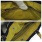 PRADA Tote Bag Nylon Black Yellow SilverMetal Tote Bag handbag Test Triangle With logo Women Used Authentic