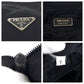PRADA Shoulder Bag Nylon, Leather Black SilverMetal Shoulder Bag Messenger bag Test Triangle With logo Women Used Authentic