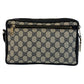 GUCCI business bag GG Supreme Canvas Gray Navy Gold Metal Sherry line