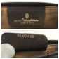 GUCCI Shoulder Bag 89 02 018 GG Supreme Canvas Beige Brown Gold Metal Shoulder Bag pochette Old Gucci Shelly Line Women Used Authentic